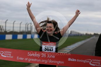 World © Octane Photographic Ltd. 5th February 2016 – Donington Park Racetrack. Suzi Perry launches the 2016 Donington Park Summer Running Festival. Digital Ref : 1500LB1D6632