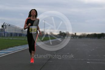 World © Octane Photographic Ltd. 5th February 2016 – Donington Park Racetrack. Suzi Perry launches the 2016 Donington Park Summer Running Festival. Digital Ref : 1500LB1D6638
