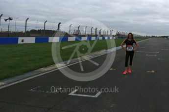 World © Octane Photographic Ltd. 5th February 2016 – Donington Park Racetrack. Suzi Perry launches the 2016 Donington Park Summer Running Festival. Digital Ref : 1500LB5D6217