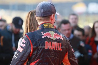 World © Octane Photographic Ltd. 2014 Formula 1 Winter Testing, Circuito de Velocidad, Jerez. Tuesday 27th January 2014. Day 1. Scuderia Toro Rosso STR9 – Launch. Daniil Kvyat. Digital Ref: 0880cb1d8997