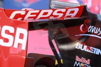 World © Octane Photographic Ltd. 2014 Formula 1 Winter Testing, Circuito de Velocidad, Jerez. Tuesday 27th January 2014. Day 1. Scuderia Toro Rosso STR 9 – Launch technical review. Digital Ref: 0881cb1d9031