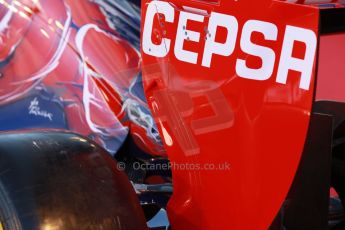 World © Octane Photographic Ltd. 2014 Formula 1 Winter Testing, Circuito de Velocidad, Jerez. Tuesday 27th January 2014. Day 1. Scuderia Toro Rosso STR 9 – Launch technical review. Digital Ref: 0881cb1d9035