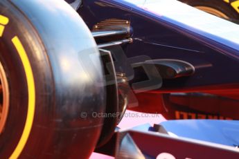 World © Octane Photographic Ltd. 2014 Formula 1 Winter Testing, Circuito de Velocidad, Jerez. Tuesday 27th January 2014. Day 1. Scuderia Toro Rosso STR 9 – Launch technical review. Digital Ref: 0881cb1d9056