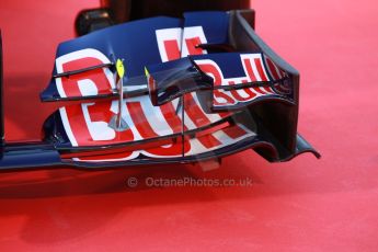 World © Octane Photographic Ltd. 2014 Formula 1 Winter Testing, Circuito de Velocidad, Jerez. Tuesday 27th January 2014. Day 1. Scuderia Toro Rosso STR 9 – Launch technical review. Digital Ref: 0881cb1d9066