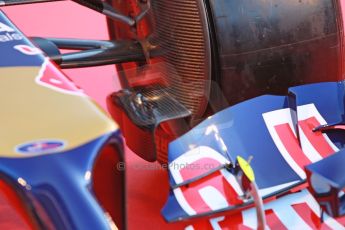 World © Octane Photographic Ltd. 2014 Formula 1 Winter Testing, Circuito de Velocidad, Jerez. Tuesday 27th January 2014. Day 1. Scuderia Toro Rosso STR 9 – Launch technical review. Digital Ref: 0881cb1d9082