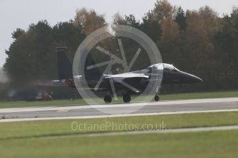 World © Octane Photographic Ltd. RAF Lakenheath operations 16th November 2015, USAF (United States Air Force) 48th Fighter Wing “Statue of Liberty Wing” 494 Fighter Squadron “Panthers”, McDonnell Douglas F-15E Strike Eagle. Digital Ref : 1469CB1D3507