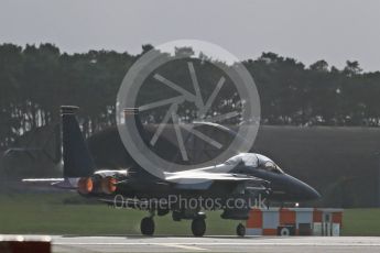 World © Octane Photographic Ltd. RAF Lakenheath operations 16th November 2015, USAF (United States Air Force) 48th Fighter Wing “Statue of Liberty Wing” 494 Fighter Squadron “Panthers”, McDonnell Douglas F-15E Strike Eagle. Digital Ref : 1469CB1D3534