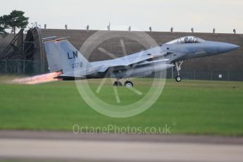 World © Octane Photographic Ltd. RAF Lakenheath operations 16th November 2015, USAF (United States Air Force) 48th Fighter Wing “Statue of Liberty Wing” 493 Fighter Squadron “The Grim Reapers”, McDonnell Douglas F-15C Eagle LN 86-172. Digital Ref : 1469CB1D4162