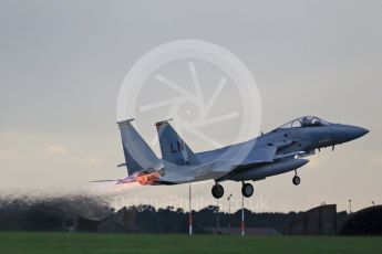 World © Octane Photographic Ltd. RAF Lakenheath operations 16th November 2015, USAF (United States Air Force) 48th Fighter Wing “Statue of Liberty Wing” 493 Fighter Squadron “The Grim Reapers”, McDonnell Douglas F-15C Eagle LN 86-172. Digital Ref : 1469CB1D4168