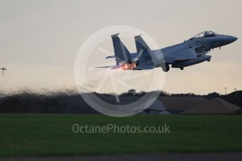 World © Octane Photographic Ltd. RAF Lakenheath operations 16th November 2015, USAF (United States Air Force) 48th Fighter Wing “Statue of Liberty Wing” 493 Fighter Squadron “The Grim Reapers”, McDonnell Douglas F-15C Eagle LN 86-172. Digital Ref : 1469CB1D4174