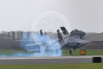 World © Octane Photographic Ltd. RAF Lakenheath operations 16th November 2015, USAF (United States Air Force) 48th Fighter Wing “Statue of Liberty Wing” 492 Fighter Squadron “Madhatters”, McDonnell Douglas F-15E Strike Eagle LN 96-202. Digital Ref : 1469CB7D0278