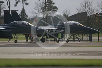 World © Octane Photographic Ltd. RAF Lakenheath operations 16th November 2015, USAF (United States Air Force) 48th Fighter Wing “Statue of Liberty Wing” 494 Fighter Squadron “Panthers”, McDonnell Douglas F-15E Strike Eagle. Digital Ref : 1469CB7D0286