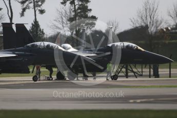 World © Octane Photographic Ltd. RAF Lakenheath operations 16th November 2015, USAF (United States Air Force) 48th Fighter Wing “Statue of Liberty Wing” 494 Fighter Squadron “Panthers”, McDonnell Douglas F-15E Strike Eagle. Digital Ref : 1469CB7D0292