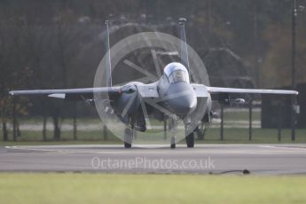 World © Octane Photographic Ltd. RAF Lakenheath operations 16th November 2015, USAF (United States Air Force) 48th Fighter Wing “Statue of Liberty Wing” 494 Fighter Squadron “Panthers”, McDonnell Douglas F-15E Strike Eagle LN 91-602. Digital Ref : 1469CB7D0377