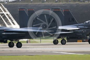World © Octane Photographic Ltd. RAF Lakenheath operations 16th November 2015, USAF (United States Air Force) 48th Fighter Wing “Statue of Liberty Wing” 494 Fighter Squadron “Panthers”, McDonnell Douglas F-15E Strike Eagle LN 91-326. Digital Ref : 1469CB7D0401