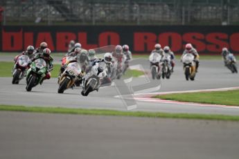 © Octane Photographic Ltd. World Superbike Championship – Silverstone, Race 1. Sunday 5th August 2012. Leon Haslam on the 2nd green flag lap - BMW S1000RR - BMW Motorrad Motorsport. Digital Ref :