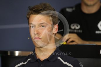 World © Octane Photographic Ltd. F1 Austrian GP FIA Drivers’ Press Conference, Red Bull Ring, Spielberg, Austria. Thursday 30th June 2016. Scuderia Toro Rosso – Daniil Kvyat. Digital Ref :1596LB1D5008