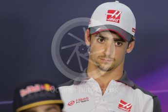 World © Octane Photographic Ltd. F1 Austrian GP FIA Drivers’ Press Conference, Red Bull Ring, Spielberg, Austria. Thursday 30th June 2016. Haas F1 Team - Esteban Gutierrez. Digital Ref :1596LB1D5029