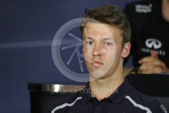 World © Octane Photographic Ltd. F1 Austrian GP FIA Drivers’ Press Conference, Red Bull Ring, Spielberg, Austria. Thursday 30th June 2016. Scuderia Toro Rosso – Daniil Kvyat. Digital Ref :1596LB1D5050