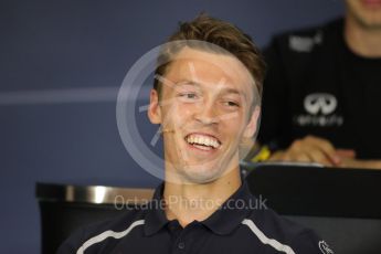 World © Octane Photographic Ltd. F1 Austrian GP FIA Drivers’ Press Conference, Red Bull Ring, Spielberg, Austria. Thursday 30th June 2016. Scuderia Toro Rosso – Daniil Kvyat. Digital Ref :1596LB1D5156