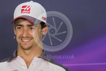 World © Octane Photographic Ltd. F1 Austrian GP FIA Drivers’ Press Conference, Red Bull Ring, Spielberg, Austria. Thursday 30th June 2016. Haas F1 Team - Esteban Gutierrez. Digital Ref :1596LB1D5170