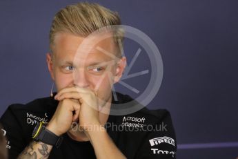 World © Octane Photographic Ltd. F1 Austrian GP FIA Drivers’ Press Conference, Red Bull Ring, Spielberg, Austria. Thursday 30th June 2016. Renault Sport F1 Team - Kevin Magnussen. Digital Ref :1596LB1D5251