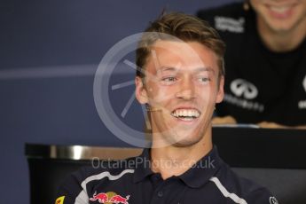World © Octane Photographic Ltd. F1 Austrian GP FIA Drivers’ Press Conference, Red Bull Ring, Spielberg, Austria. Thursday 30th June 2016. Scuderia Toro Rosso – Daniil Kvyat. Digital Ref :1596LB1D5310