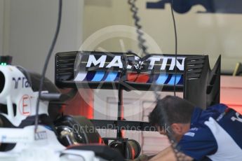 World © Octane Photographic Ltd. Williams Martini Racing, Williams Mercedes FW38. Thursday 30th June 2016, F1 Austrian GP Pit Lane, Red Bull Ring, Spielberg, Austria. Digital Ref : 1594CB1D1419