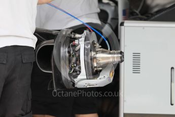 World © Octane Photographic Ltd. Haas F1 Team VF-16. Thursday 30th June 2016, F1 Austrian GP Pit Lane, Red Bull Ring, Spielberg, Austria. Digital Ref : 1594CB1D1534