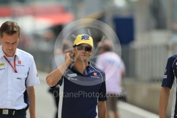 World © Octane Photographic Ltd. Sauber F1 Team C35 – Felipe Nasr. Thursday 30th June 2016, F1 Austrian GP Pit Lane, Red Bull Ring, Spielberg, Austria. Digital Ref : 1594CB1D1549