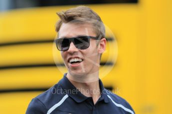World © Octane Photographic Ltd. Scuderia Toro Rosso STR11 – Daniil Kvyat. Thursday 30th June 2016, F1 Austrian GP Paddock, Red Bull Ring, Spielberg, Austria. Digital Ref :1594CB1D1724