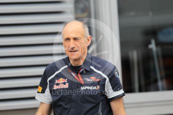 World © Octane Photographic Ltd. Scuderia Toro Rosso Team Principle - Franz Tost. Thursday 30th June 2016, F1 Austrian GP Paddock, Red Bull Ring, Spielberg, Austria. Digital Ref :1594CB1D1733