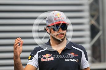 World © Octane Photographic Ltd. Scuderia Toro Rosso STR11 – Carlos Sainz. Thursday 30th June 2016, F1 Austrian GP Paddock, Red Bull Ring, Spielberg, Austria. Digital Ref :1594CB1D1752