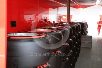 World © Octane Photographic Ltd. Scuderia Ferrari preparing tyres. Thursday 30th June 2016, F1 Austrian GP Paddock, Red Bull Ring, Spielberg, Austria. Digital Ref : 1594CB5D2379