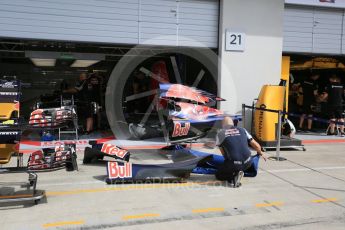 World © Octane Photographic Ltd. Scuderia Toro Rosso STR11. Thursday 30th June 2016, F1 Austrian GP Pit Lane, Red Bull Ring, Spielberg, Austria. Digital Ref : 1594CB5D2382