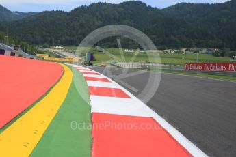 World © Octane Photographic Ltd. Exit from Turn 1. Thursday 30th June 2016, F1 Austrian GP, Red Bull Ring, Spielberg, Austria. Digital Ref : 1594CB5D2410