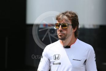 World © Octane Photographic Ltd. McLaren Honda MP4-31 – Fernando Alonso. Thursday 30th June 2016, F1 Austrian GP Paddock, Red Bull Ring, Spielberg, Austria. Digital Ref :1594CB5D2498