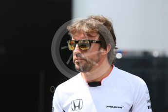 World © Octane Photographic Ltd. McLaren Honda MP4-31 – Fernando Alonso. Thursday 30th June 2016, F1 Austrian GP Paddock, Red Bull Ring, Spielberg, Austria. Digital Ref :1594CB5D2502