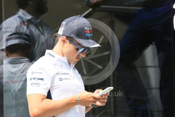 World © Octane Photographic Ltd. Williams Martini Racing, Williams Mercedes FW38 – Felipe Massa. Thursday 30th June 2016, F1 Austrian GP Paddock, Red Bull Ring, Spielberg, Austria. Digital Ref :1594CB5D2558