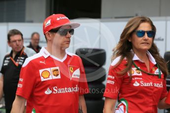 World © Octane Photographic Ltd. Scuderia Ferrari SF16-H – Kimi Raikkonen. Thursday 30th June 2016, F1 Austrian GP Paddock, Red Bull Ring, Spielberg, Austria. Digital Ref :1594CB5D2612
