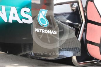World © Octane Photographic Ltd. Mercedes AMG Petronas W07 Hybrid. Thursday 30th June 2016, F1 Austrian GP Pit Lane, Red Bull Ring, Spielberg, Austria. Digital Ref : 1594LB1D0070