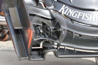 World © Octane Photographic Ltd. Sahara Force India VJM09. Thursday 30th June 2016, F1 Austrian GP Pit Lane, Red Bull Ring, Spielberg, Austria. Digital Ref : 1594LB1D0153