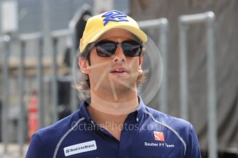 World © Octane Photographic Ltd. Sauber F1 Team C35 – Felipe Nasr. Thursday 30th June 2016, F1 Austrian GP Paddock, Red Bull Ring, Spielberg, Austria. Digital Ref : 1594LB1D0212
