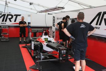 World © Octane Photographic Ltd. Thursday 30th June 2016, ART Grand Prix - Rene Binder. GP2 Austrian Paddock, Red Bull Ring, Spielberg, Austria. Digital Ref :1595CB5D2428