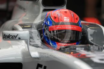 World © Octane Photographic Ltd. Haas F1 Team VF-16 Development driver - Santino Ferrucci. Tuesday 12th July 2016, F1 In-season testing, Silverstone UK. Digital Ref :1618LB1D7051