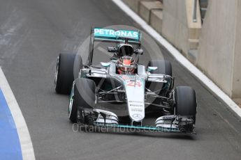 World © Octane Photographic Ltd. Mercedes AMG Petronas W07 Hybrid – Esteban Ocon. Tuesday 12th July 2016, F1 In-season testing, Silverstone UK. Digital Ref :1618LB1D7100