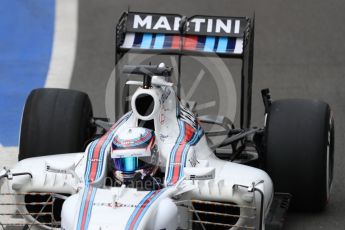 World © Octane Photographic Ltd. Williams Martini Racing, Williams Mercedes FW38 – Alex Lynn. Tuesday 12th July 2016, F1 In-season testing, Silverstone UK. Digital Ref :1618LB1D7180