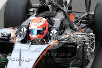 World © Octane Photographic Ltd. Sahara Force India VJM09 - Nikita Mazepin. Tuesday 12th July 2016, F1 In-season testing, Silverstone UK. Digital Ref :1618LB1D7299