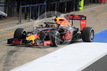 World © Octane Photographic Ltd. Red Bull Racing RB12 with halo cockpit protection device – Pierre Gasly. Tuesday 12th July 2016, F1 In-season testing, Silverstone UK. Digital Ref :1618LB1D7339