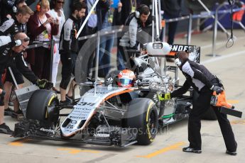 World © Octane Photographic Ltd. Sahara Force India VJM09 - Nikita Mazepin. Tuesday 12th July 2016, F1 In-season testing, Silverstone UK. Digital Ref :1618LB1D7476